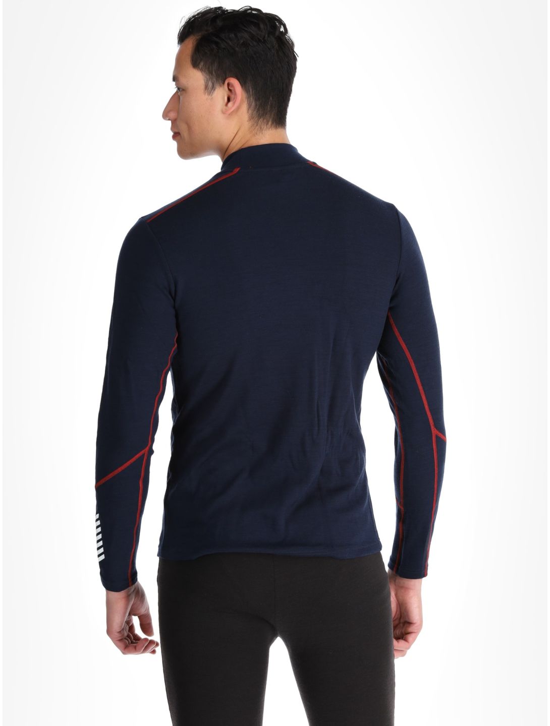 Helly Hansen, Lifa Merino Midw Logo maglia termica uomo Navy blu 