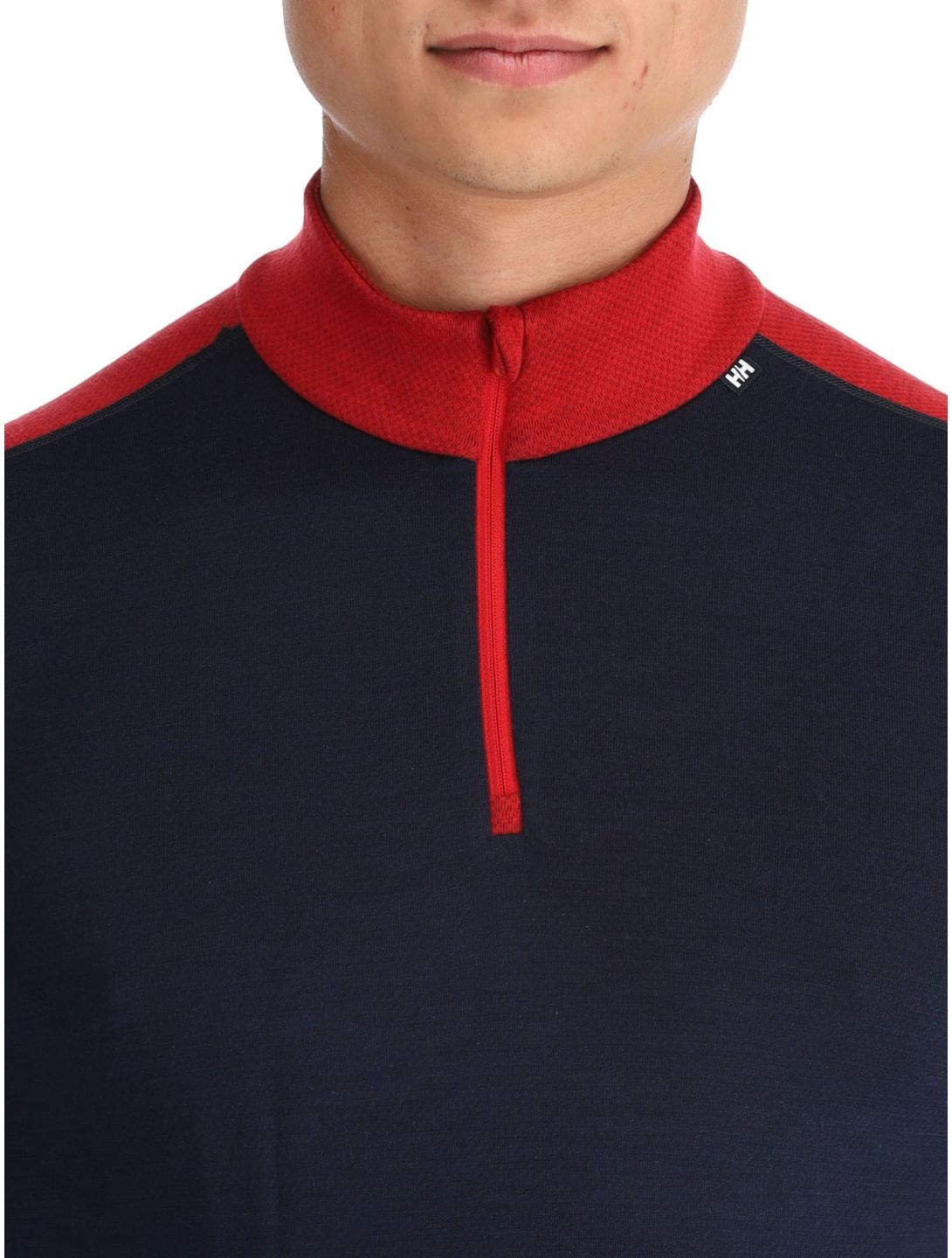 Helly Hansen, Lifa Merino Midweight 1/2 Zip maglione uomo Navy blu 