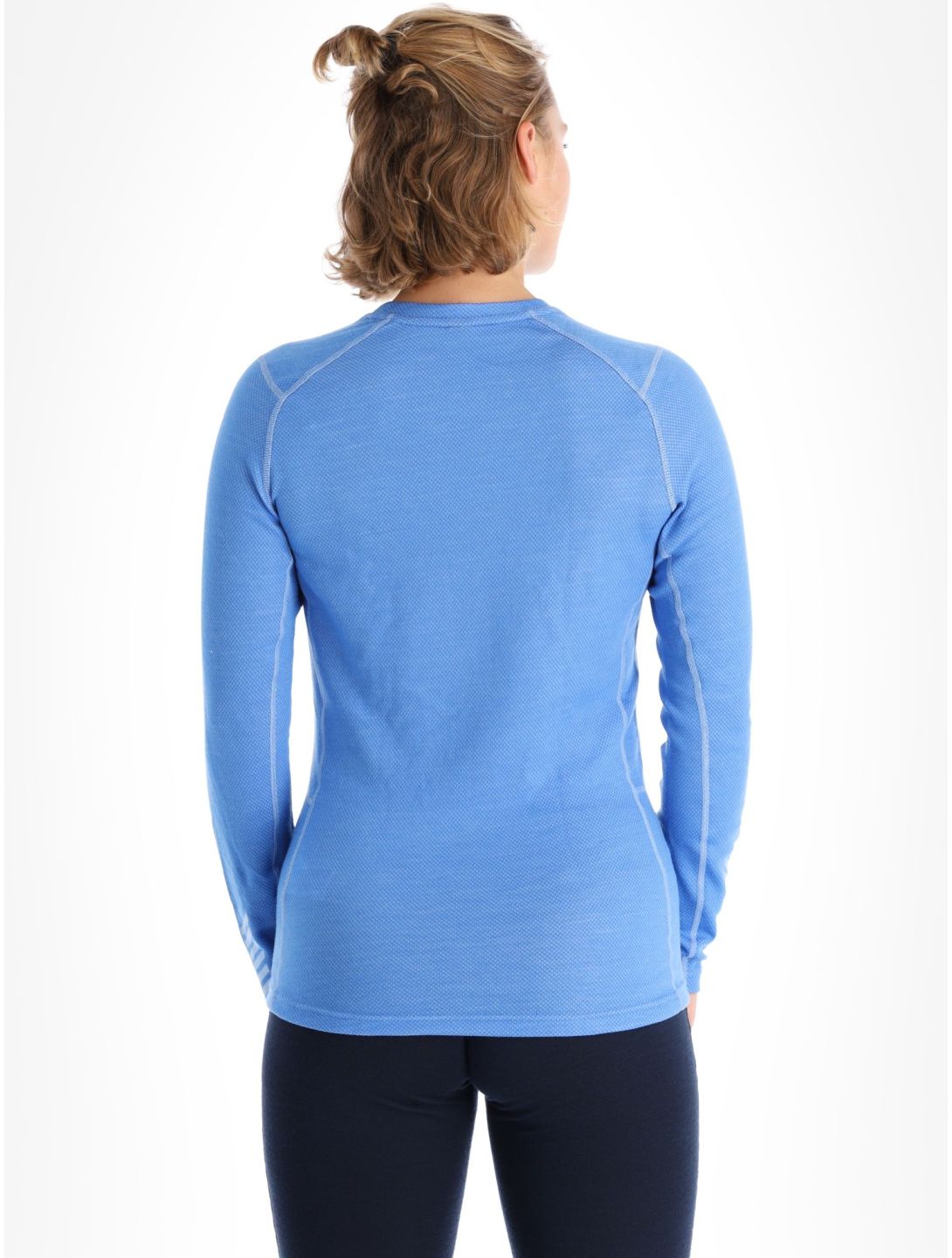 Helly Hansen, Lifa Merino Midweight Graphic maglia termica donna Ultra Blue Star Pixel blu 