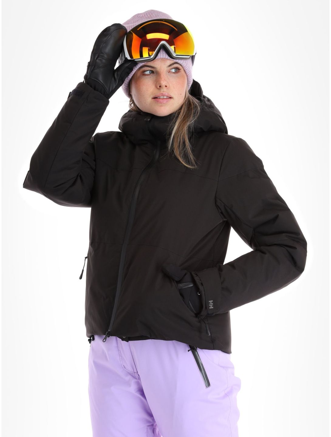 Helly Hansen, Nora Short Puffy giacca sci donna Black nero 