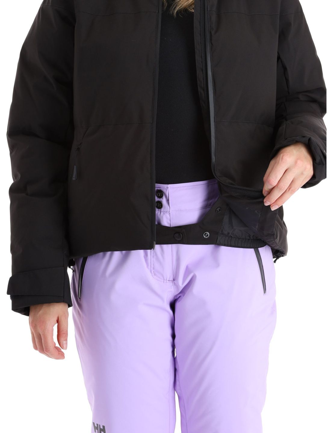 Helly Hansen, Nora Short Puffy giacca sci donna Black nero 