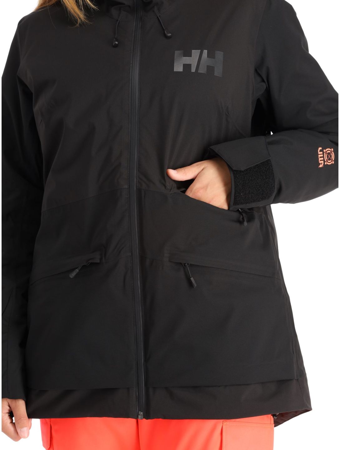 Helly Hansen, Powchaser 2.0 giacca sci donna Black nero 