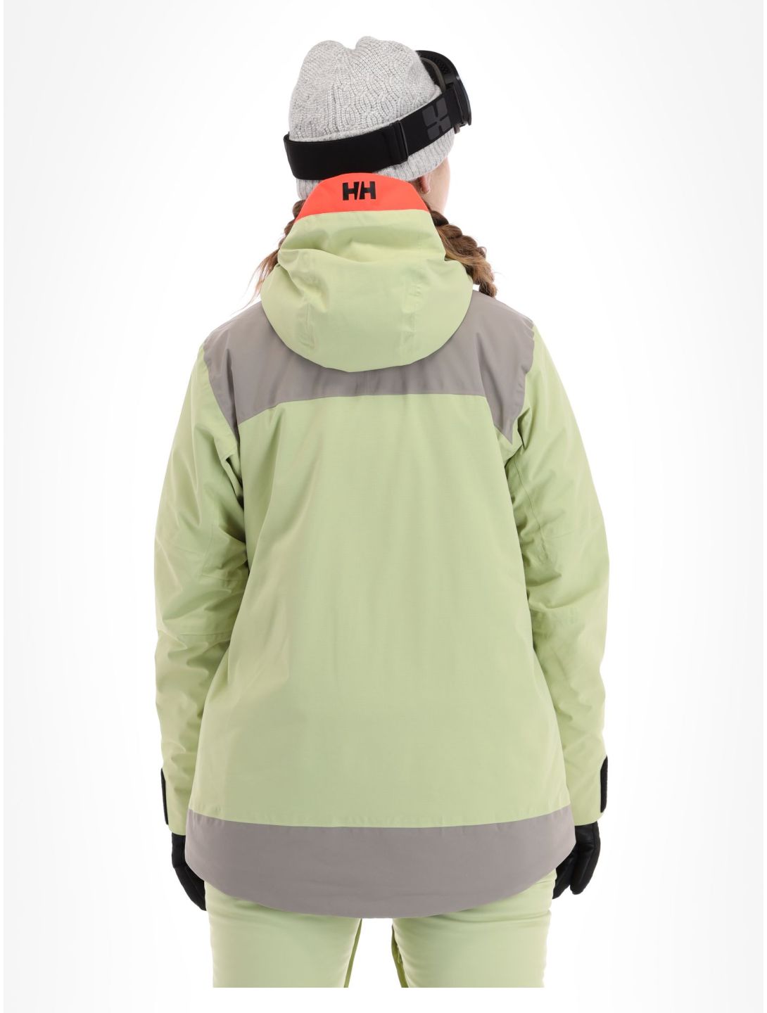 Helly Hansen, Powchaser 2.0 giacca sci donna Iced Matcha verde 