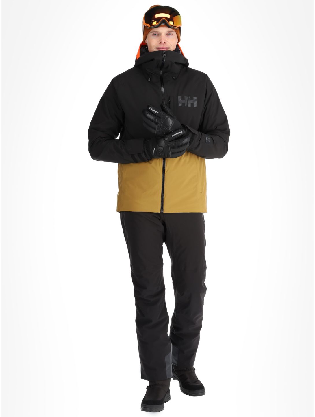 Helly Hansen, Powderface giacca sci uomo Lynx giallo 