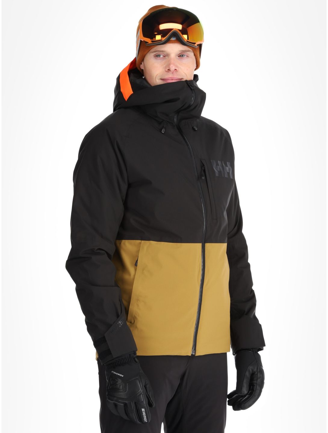 Helly Hansen, Powderface giacca sci uomo Lynx giallo 