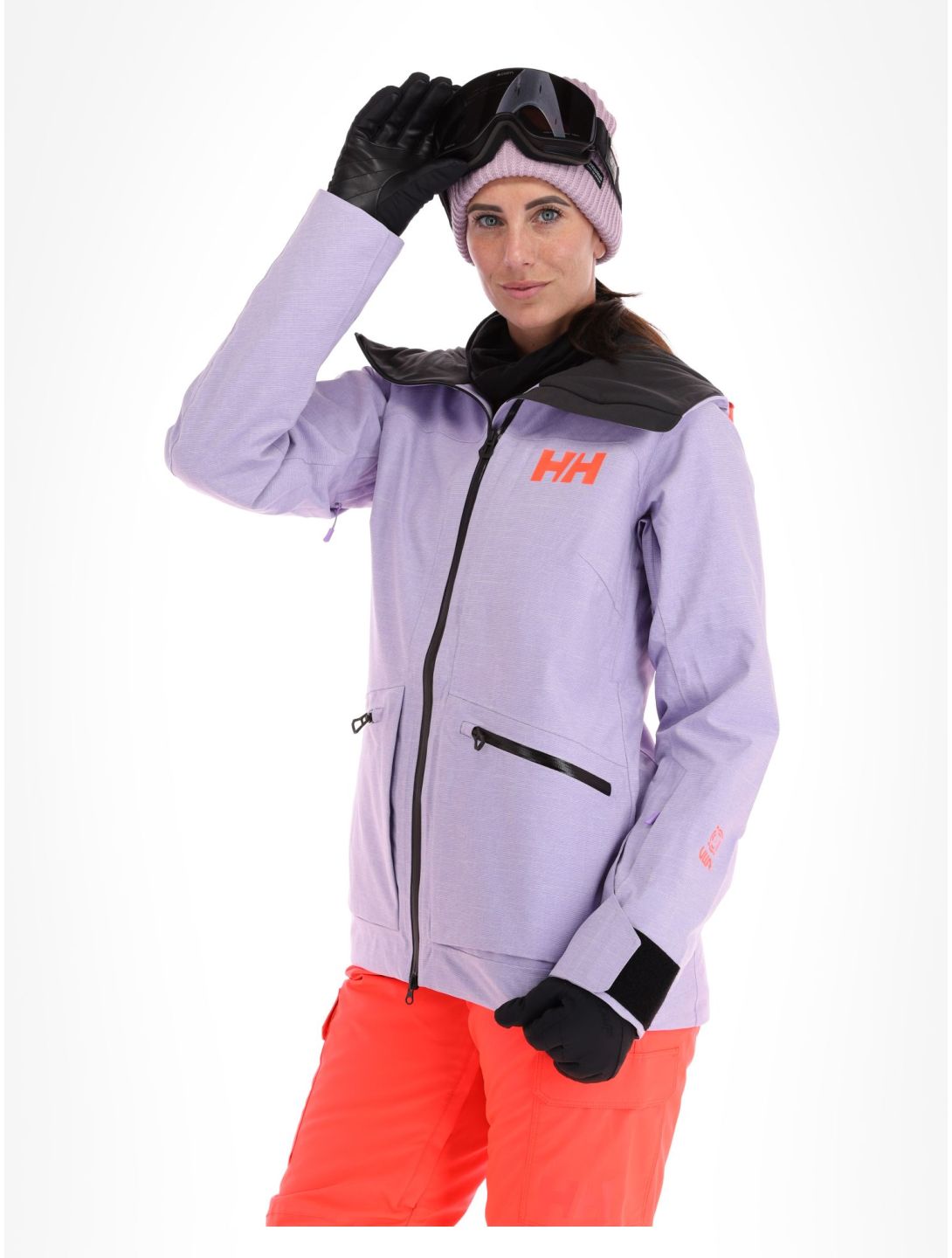 Helly Hansen, Powderqueen 3.0 giacca sci donna Heather viola 