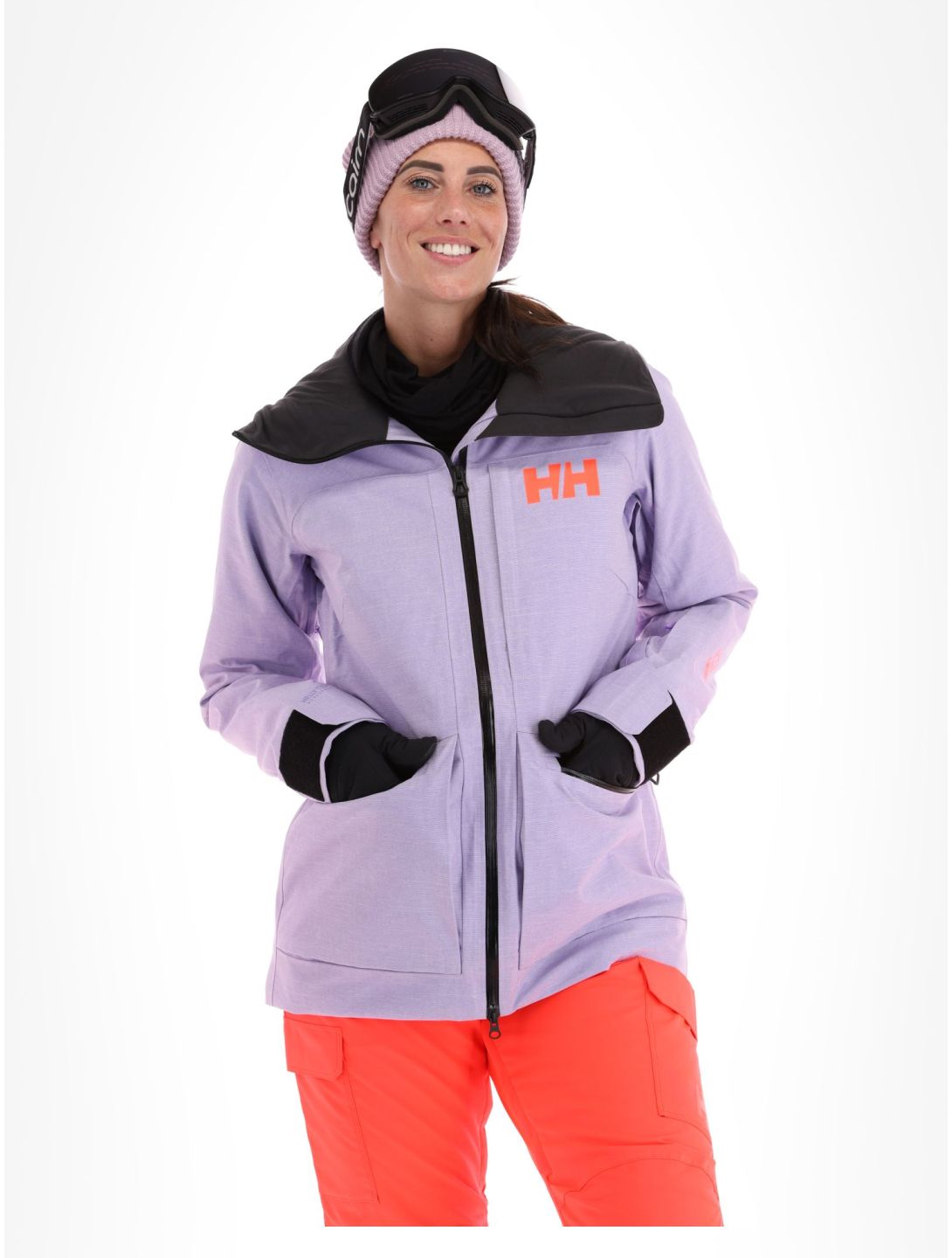 Helly Hansen, Powderqueen 3.0 giacca sci donna Heather viola 