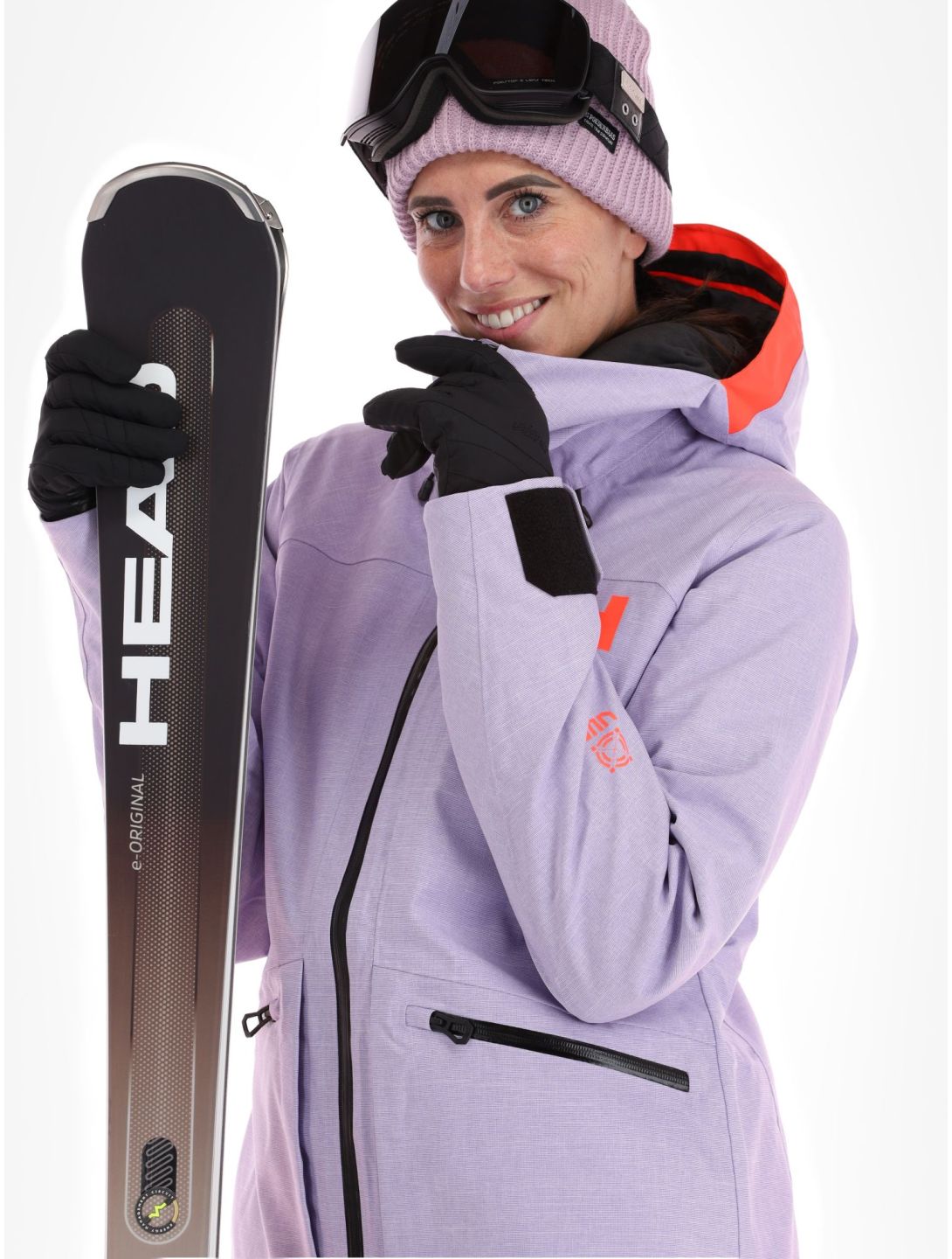 Helly Hansen, Powderqueen 3.0 giacca sci donna Heather viola 