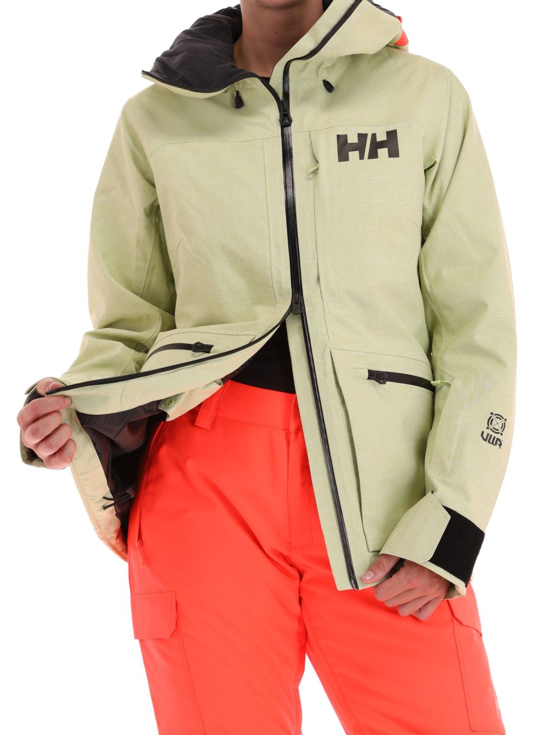 Helly Hansen, Powderqueen 3.0 giacca sci donna Iced Matcha verde 