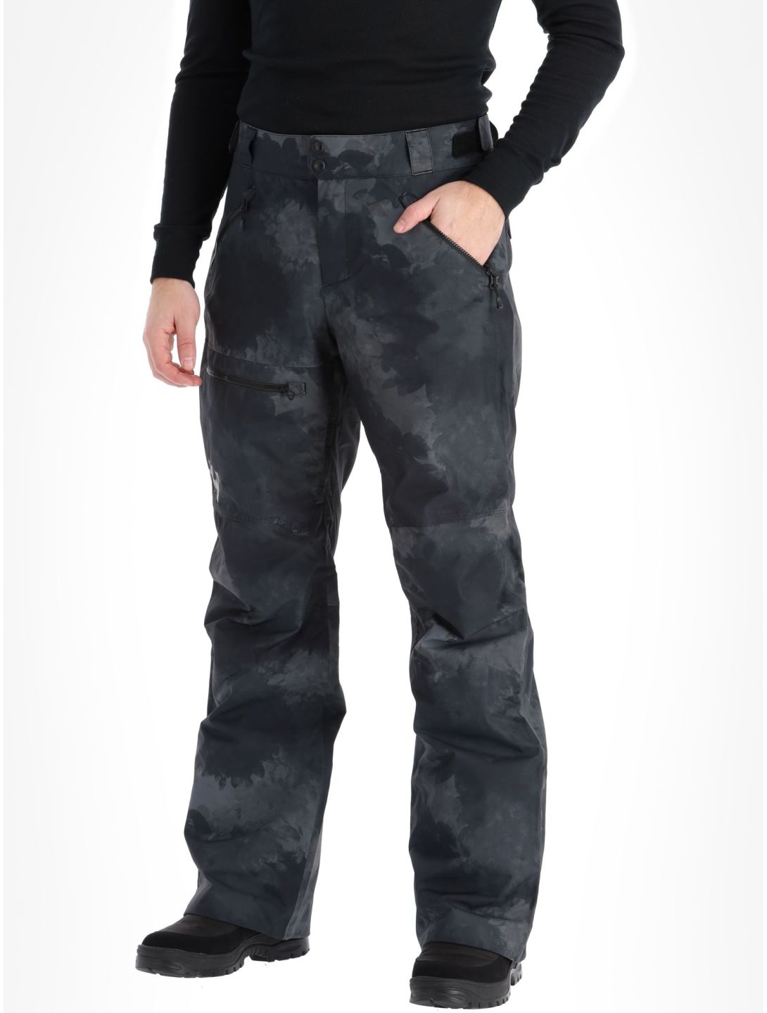 Helly Hansen, Sogn Cargo pantaloni da sci uomo Black Marble nero 