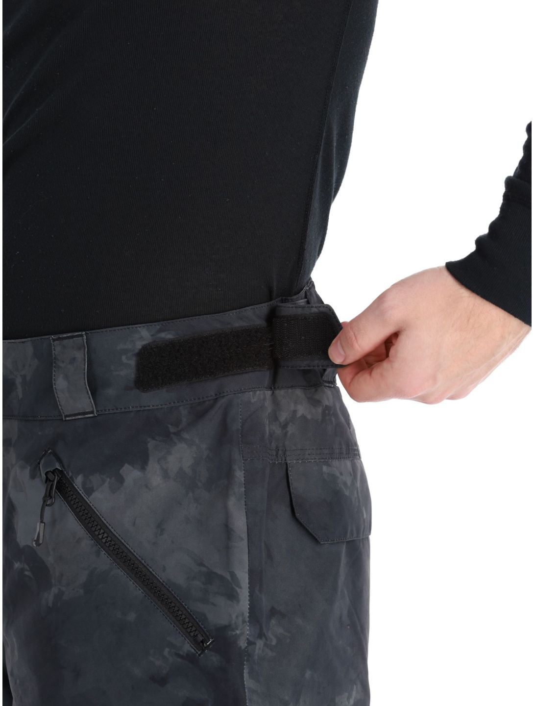 Helly Hansen, Sogn Cargo pantaloni da sci uomo Black Marble nero 