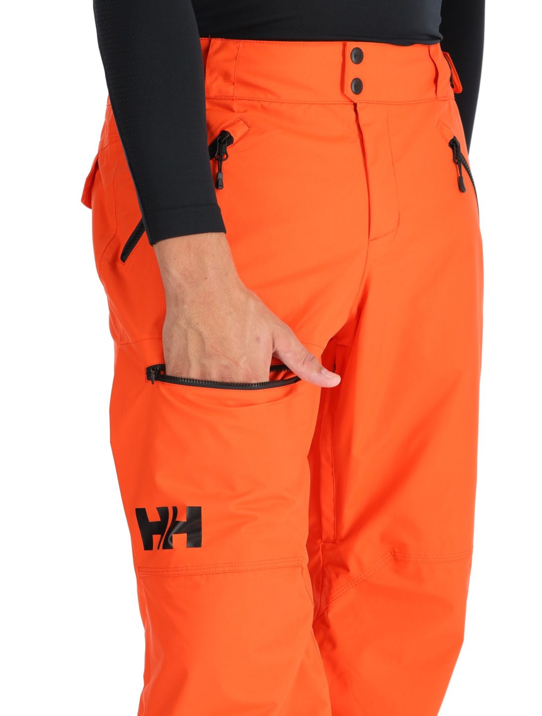 Helly Hansen, Sogn Cargo pantaloni da sci uomo Cherry Tomato arancio 