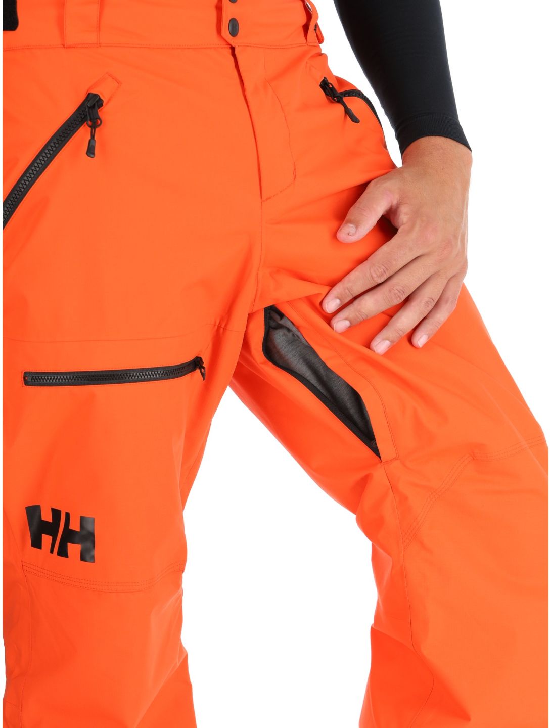 Helly Hansen, Sogn Cargo pantaloni da sci uomo Cherry Tomato arancio 