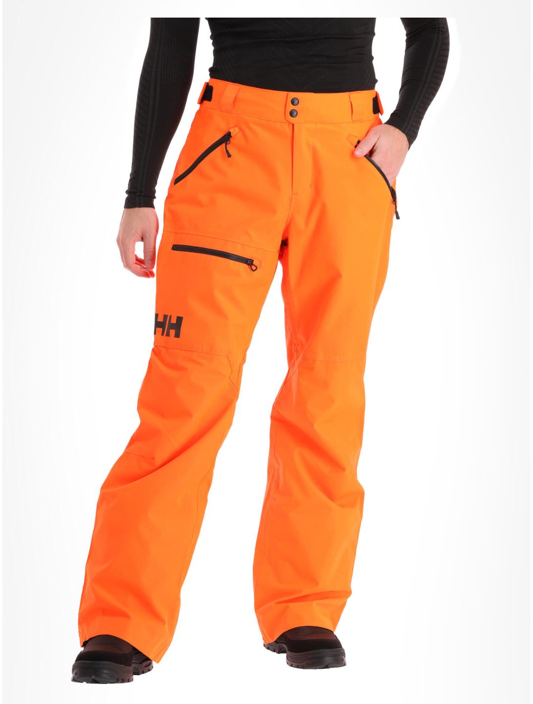 Helly Hansen, Sogn Cargo pantaloni da sci senza imbottitura uomo neon arancio 