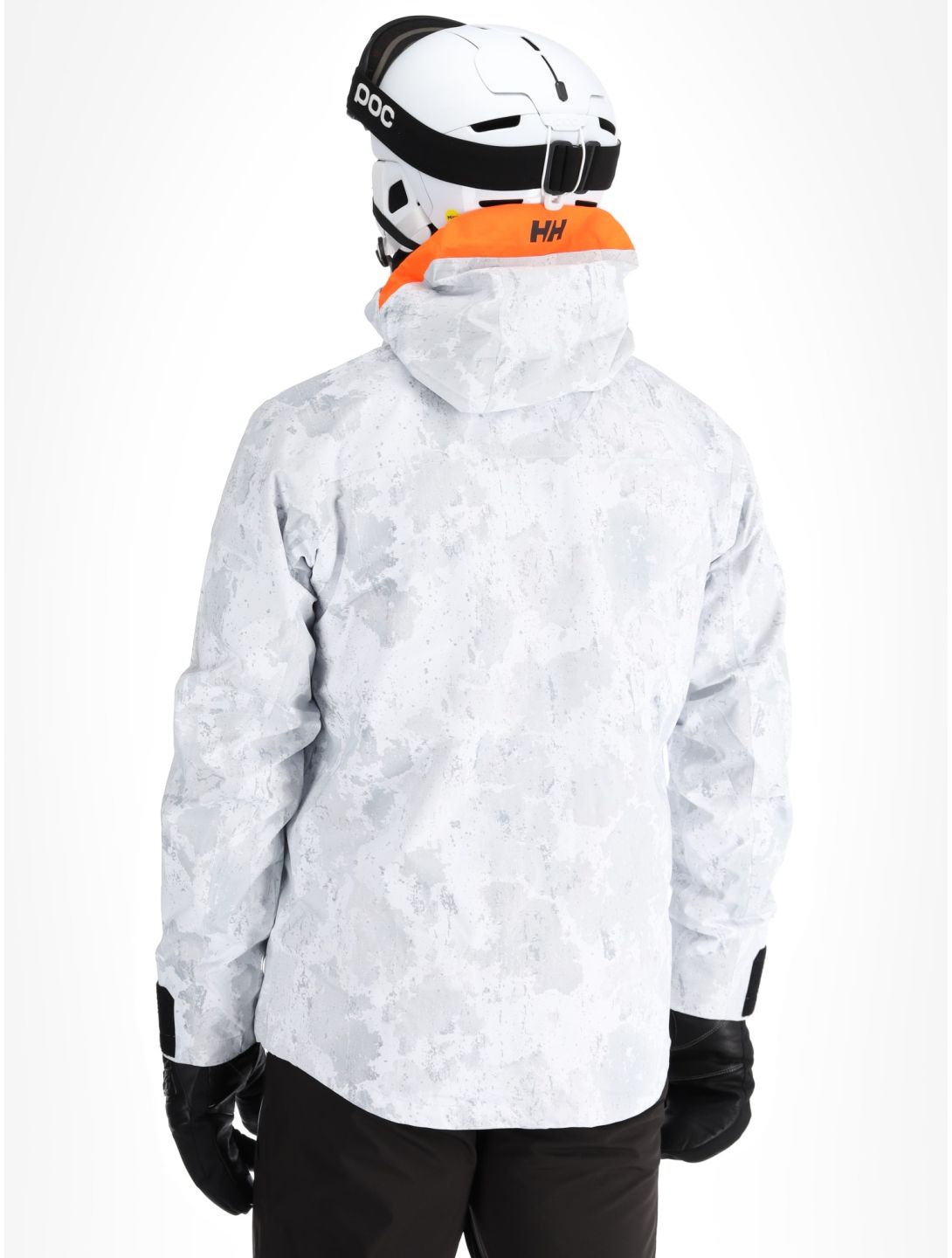 Helly Hansen, Sogn Shell 2.0 guscio uomo Grey Fog Snow Camo AOP bianco, grigio 