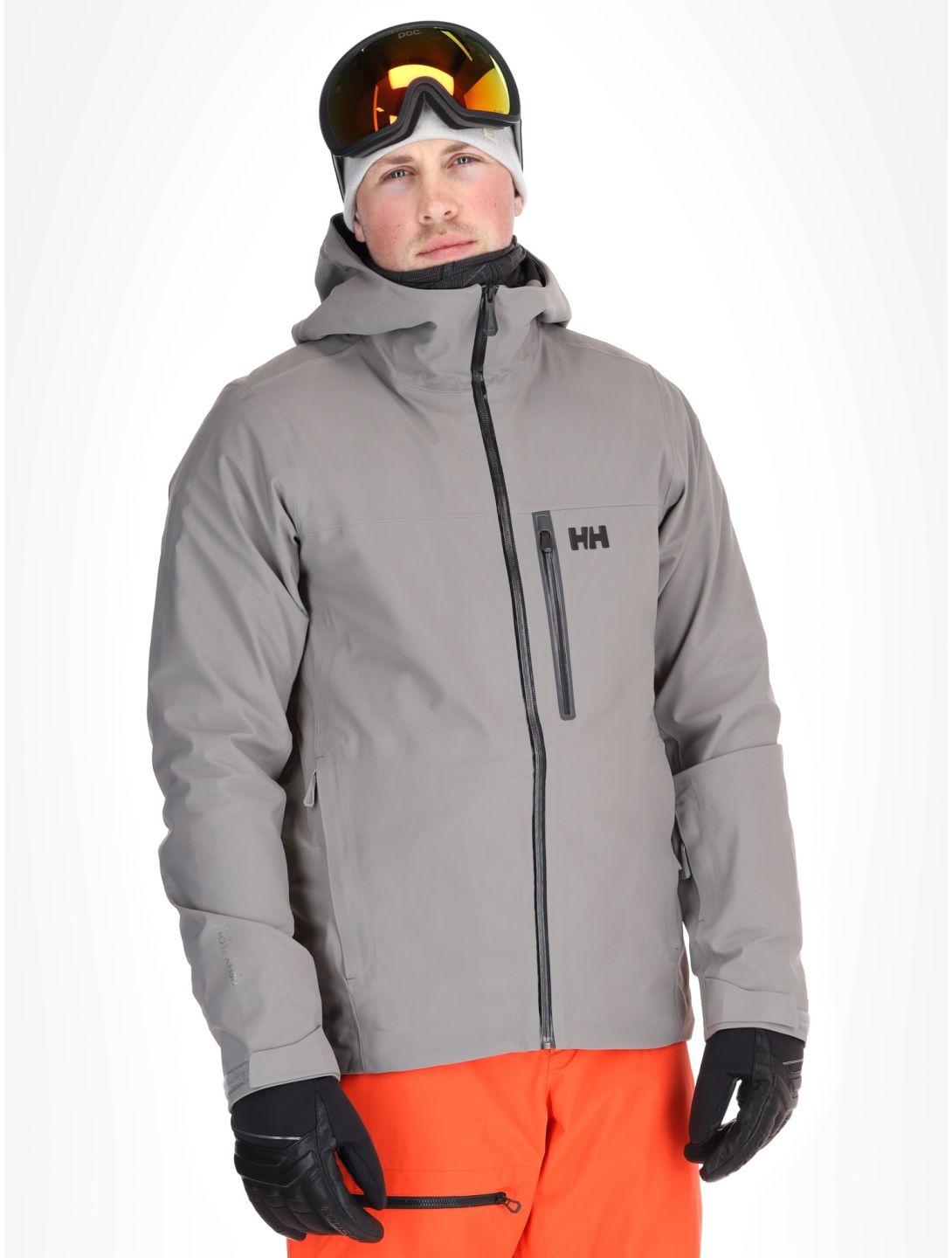 Helly Hansen, Swift 3L Shell guscio uomo Concrete grigio 