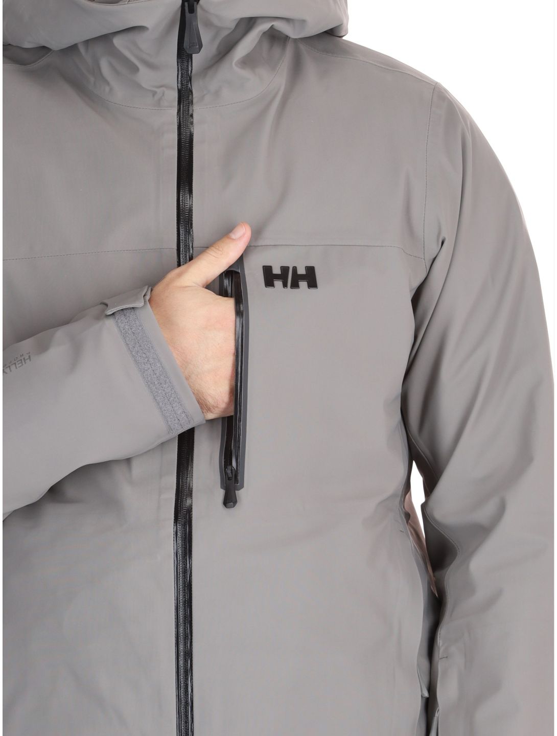 Helly Hansen, Swift 3L Shell guscio uomo Concrete grigio 