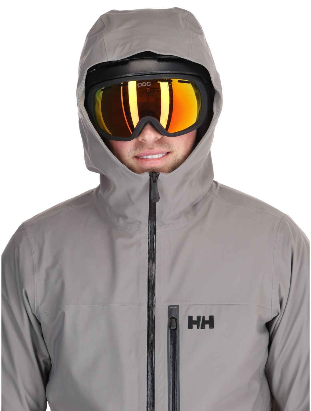 Helly Hansen, Swift 3L Shell guscio uomo Concrete grigio 