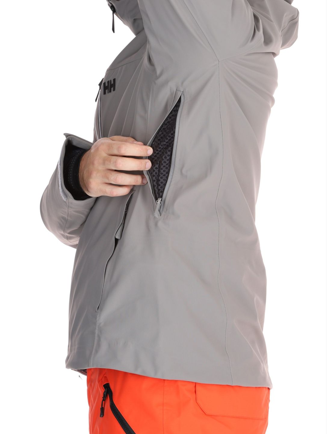 Helly Hansen, Swift 3L Shell guscio uomo Concrete grigio 