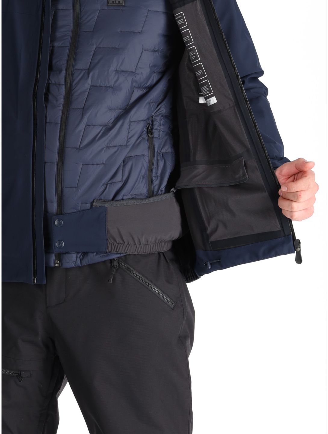 Helly Hansen, Swift 3L Shell guscio uomo Navy blu 