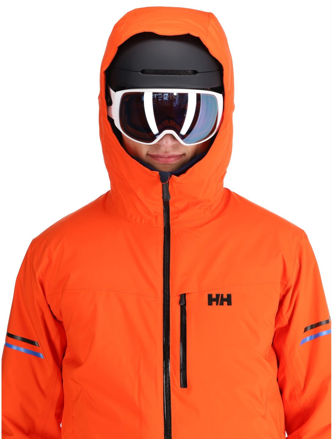 Helly Hansen, Swift Team giacca sci uomo Cherry Tomato arancio 