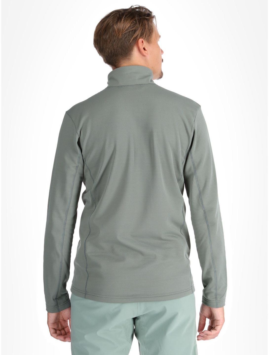 Helly Hansen, Versalite 1/2 Zip maglione uomo Grey Cactus grigio, verde 