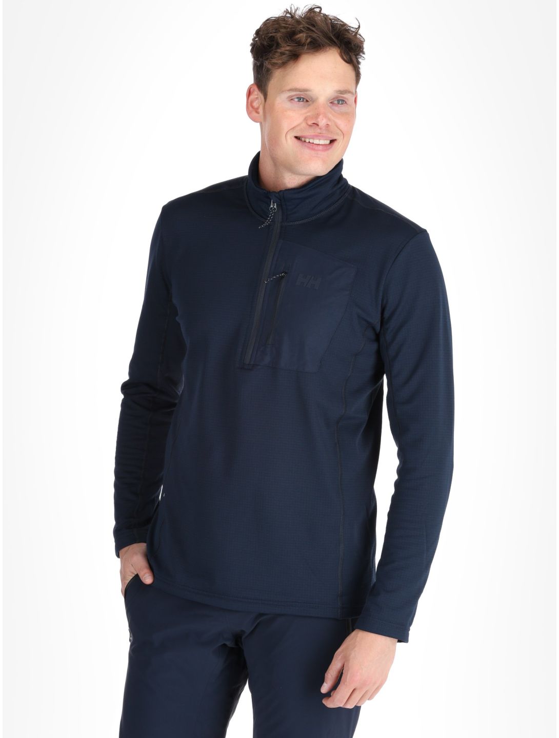 Helly Hansen, Versalite 1/2 Zip maglione uomo Navy blu 