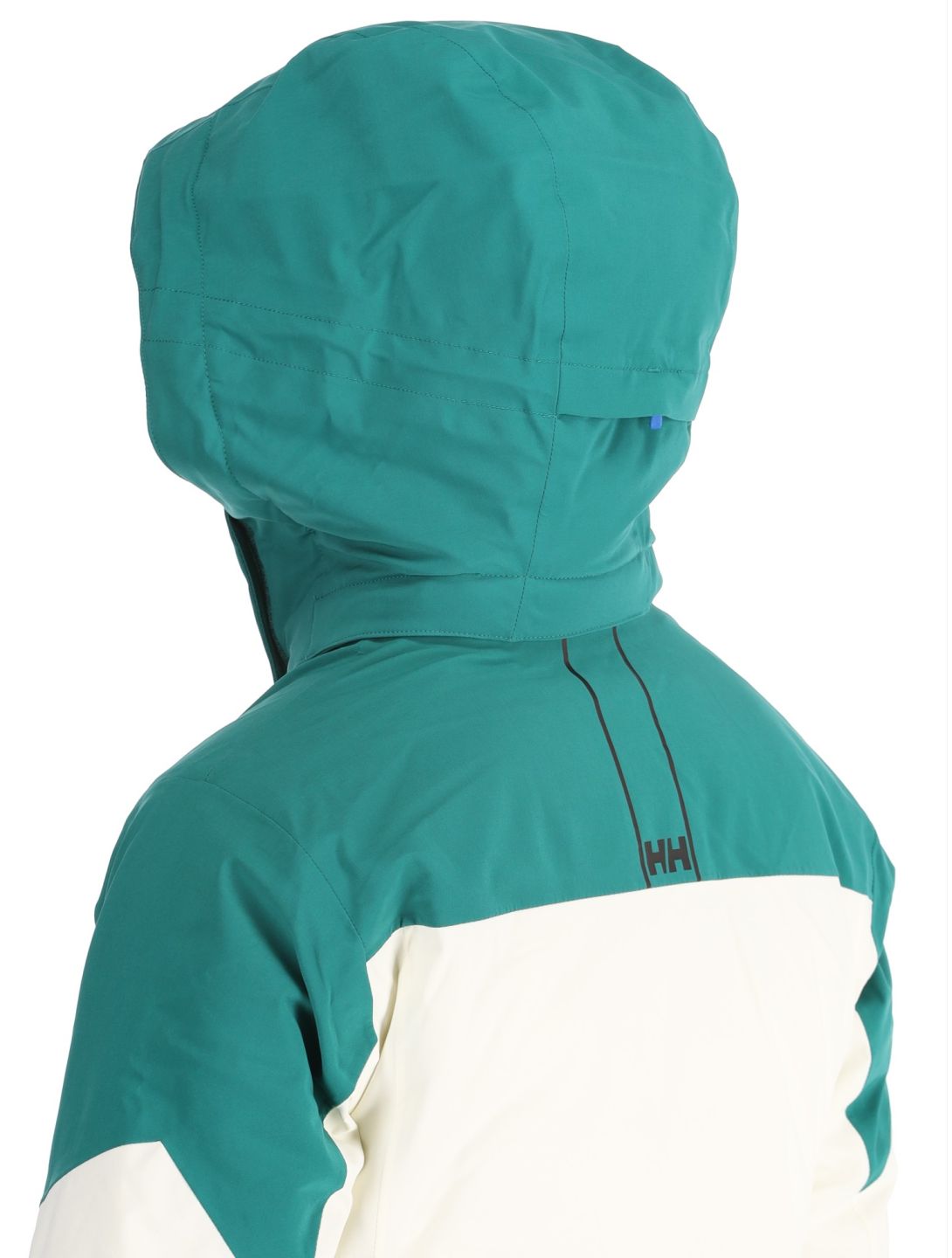 Helly Hansen, W Alphelia giacca sci donna Emerald Snow bianco, verde 