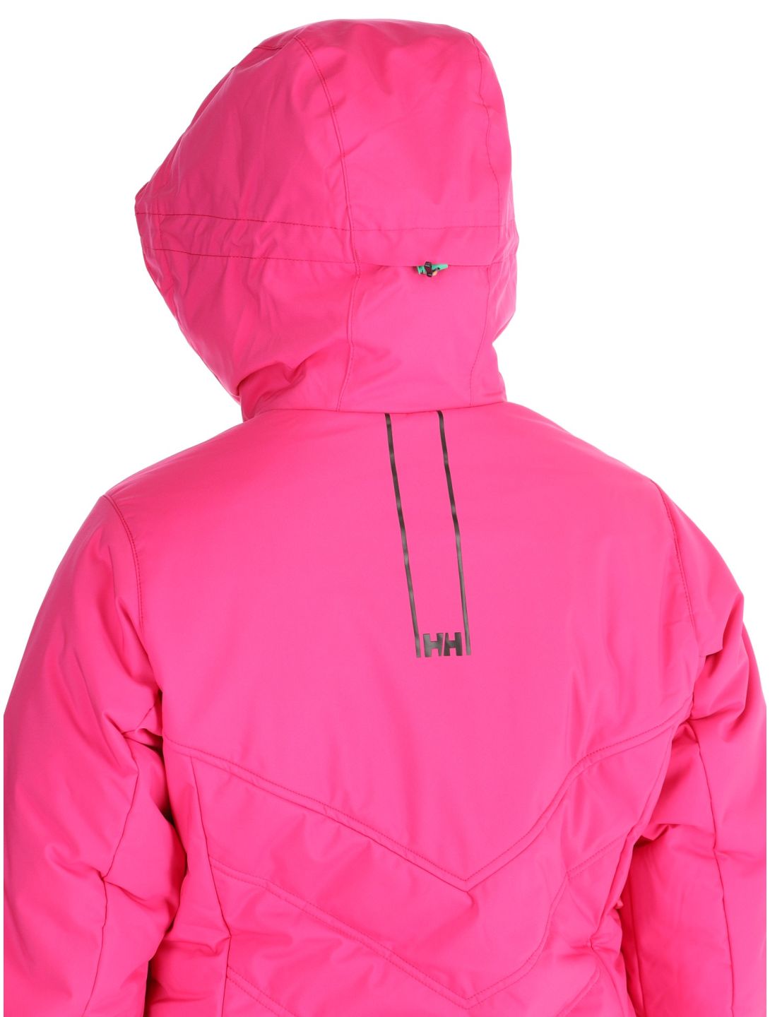 Helly Hansen, W Alpine Insulated giacca sci donna Dragon Fruit Black nero, rosa 