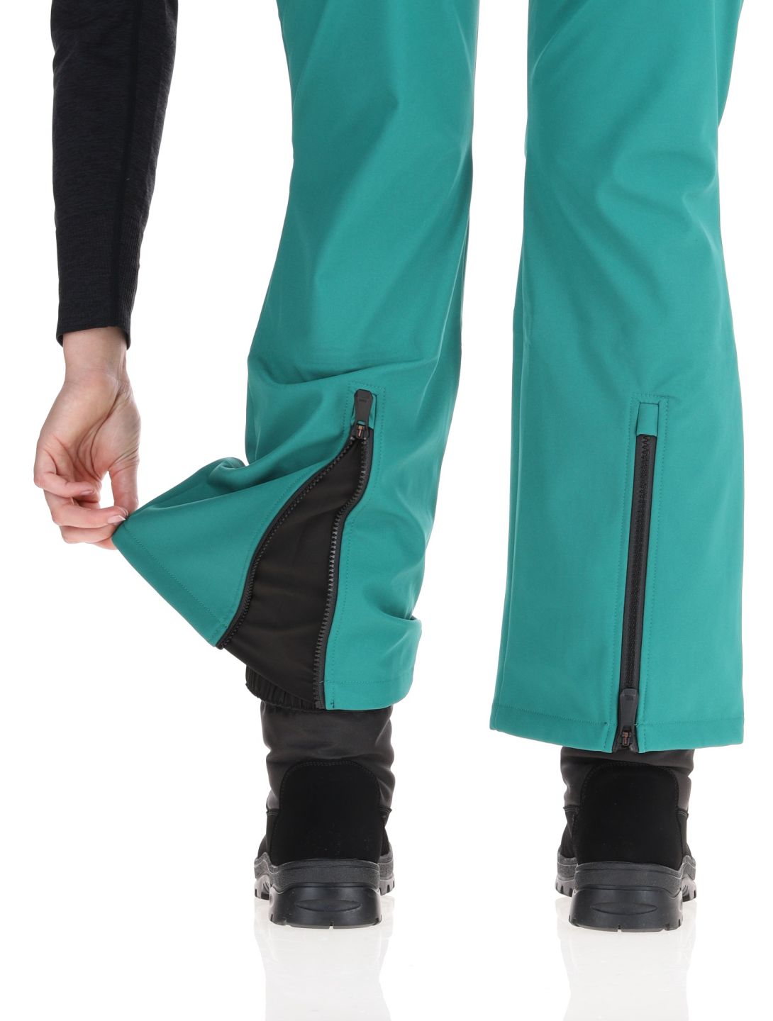 Helly Hansen, W Bellissimo 2 pantaloni da sci softshell donna Emerald verde 