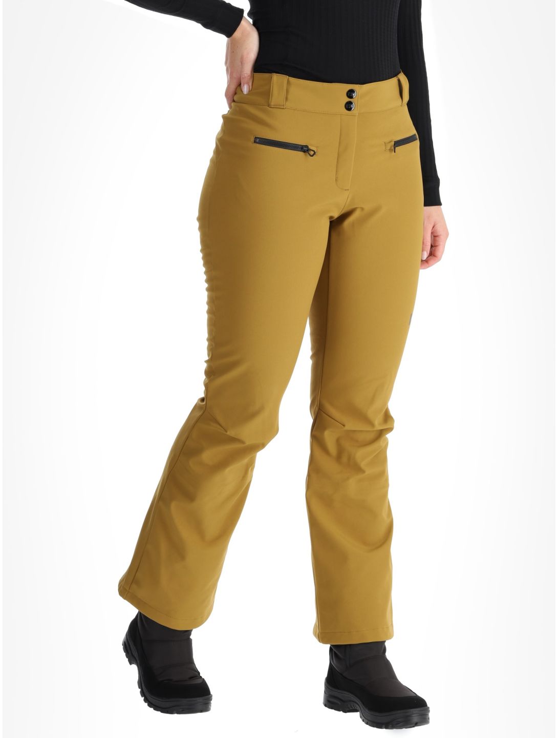 Helly Hansen, W Bellissimo 2 pantaloni da sci softshell donna Lynx marrone 