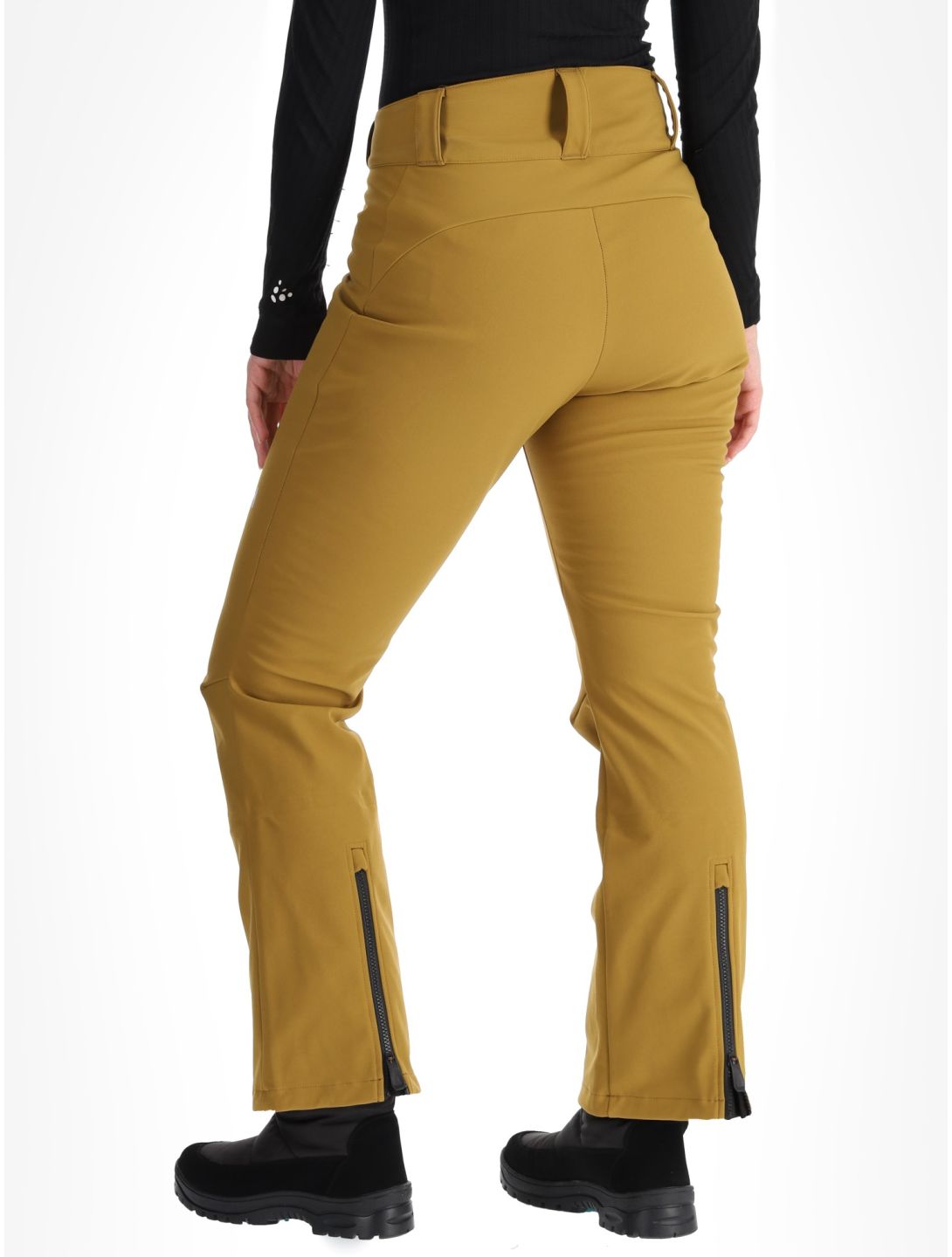 Helly Hansen, W Bellissimo 2 pantaloni da sci softshell donna Lynx marrone 