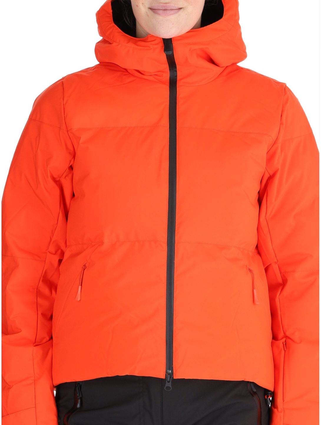 Helly Hansen, W Nora Short Puffy giacca sci donna Cherry Tomato arancio 