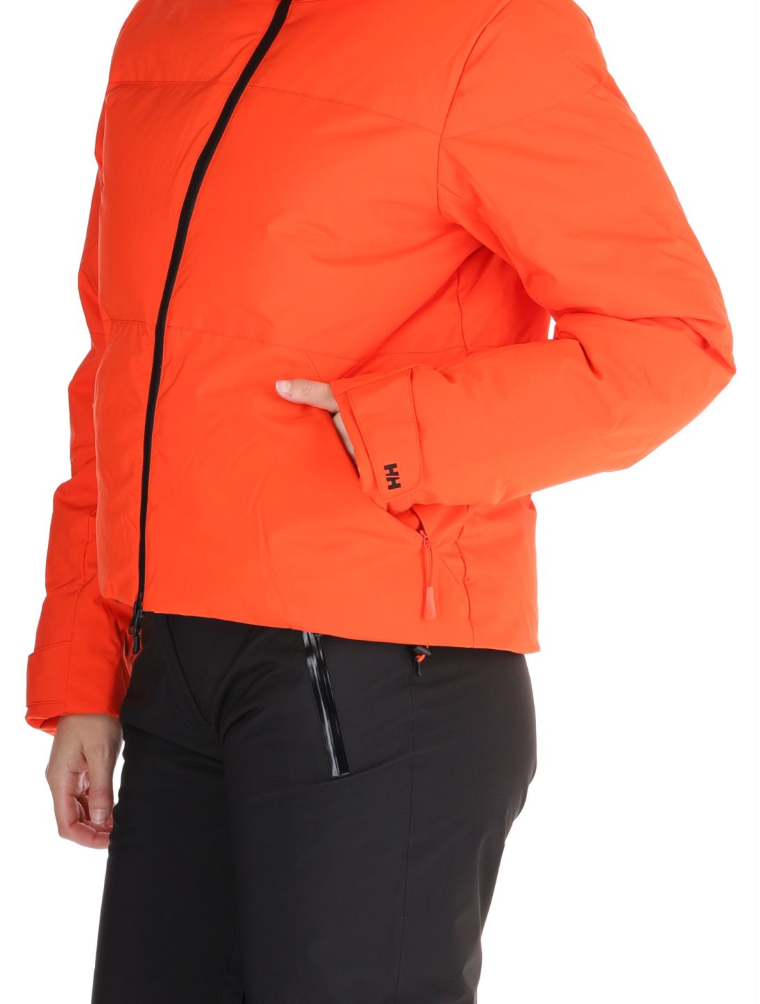 Helly Hansen, W Nora Short Puffy giacca sci donna Cherry Tomato arancio 