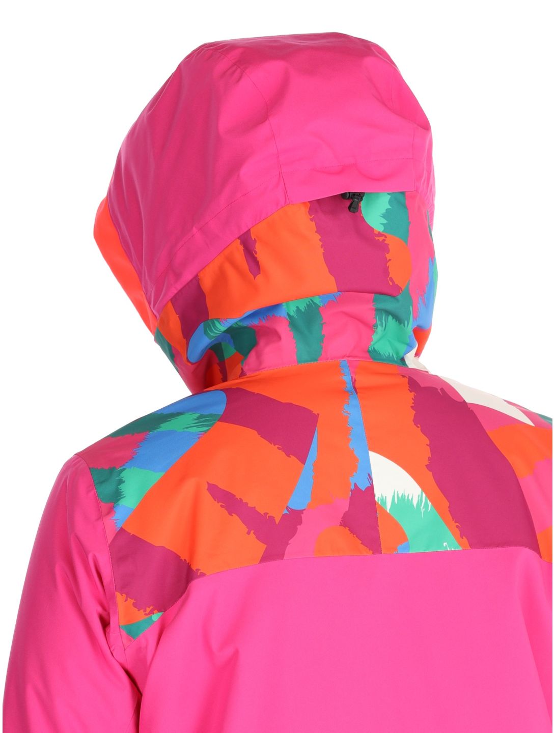 Helly Hansen, W Powchaser 2.0 giacca sci donna JPB AOP multicolorato, rosa 