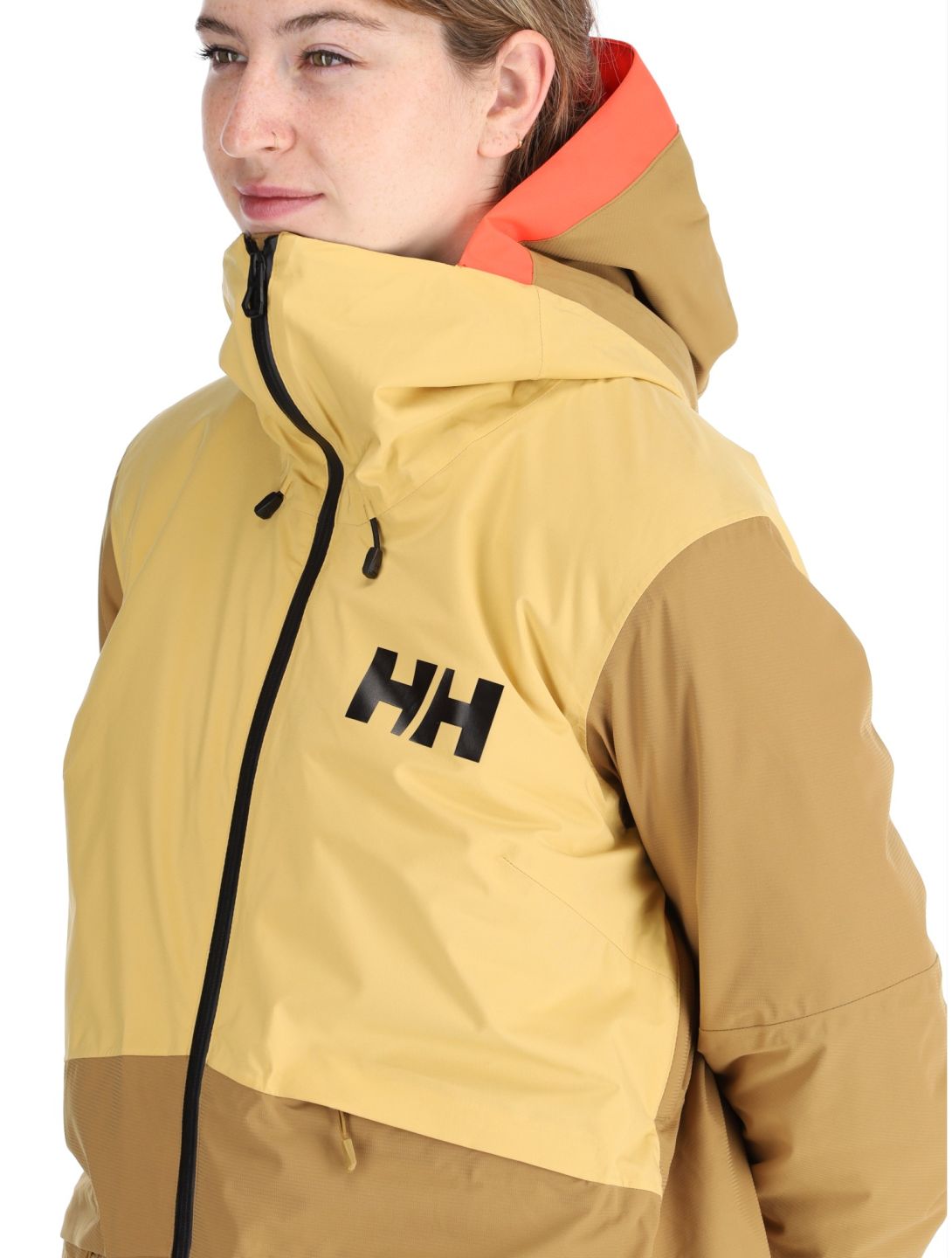 Helly Hansen, W Powchaser 2.0 giacca sci donna Sand giallo 