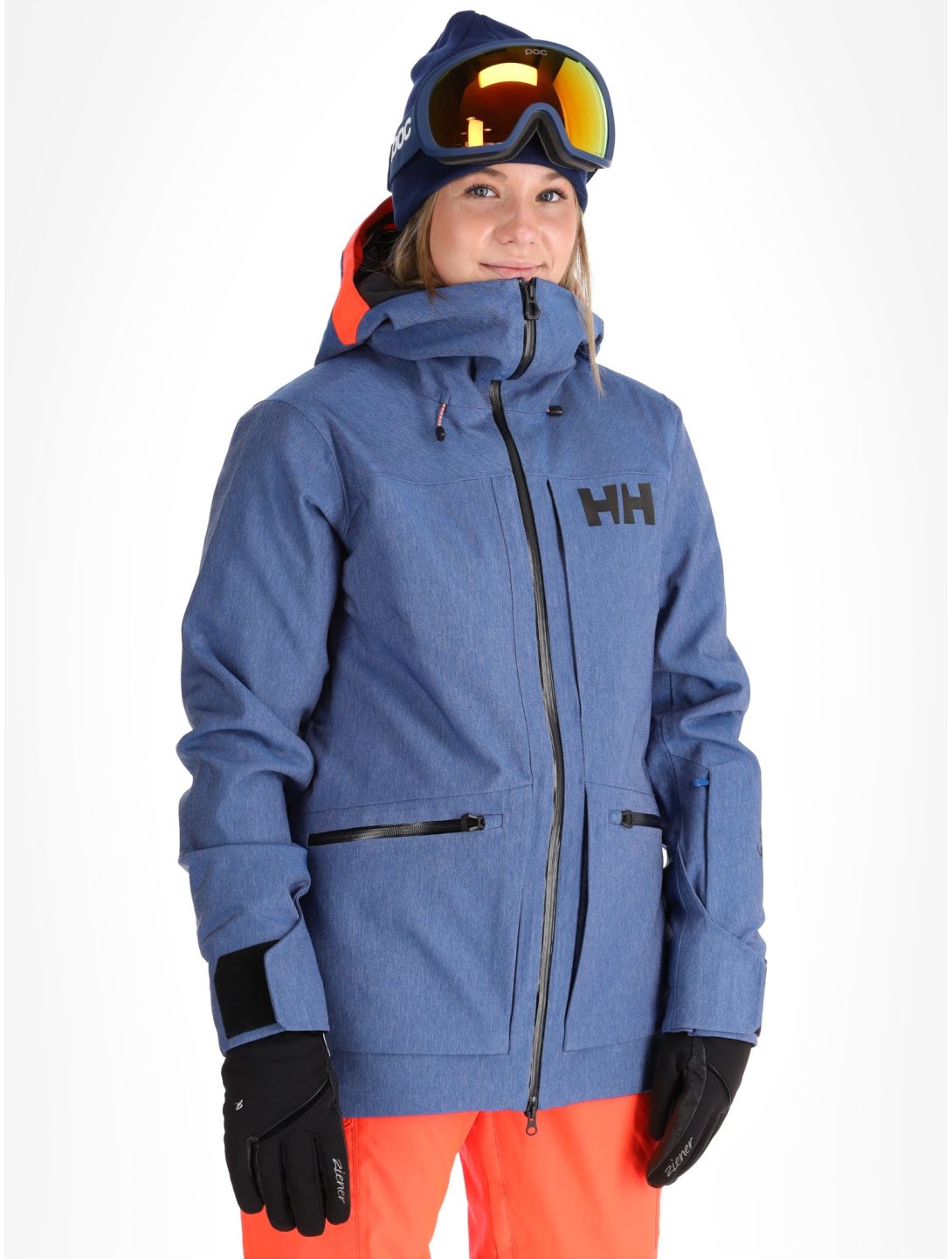 Helly Hansen, W Powderqueen 3.0 giacca sci donna Deep Fjord blu 