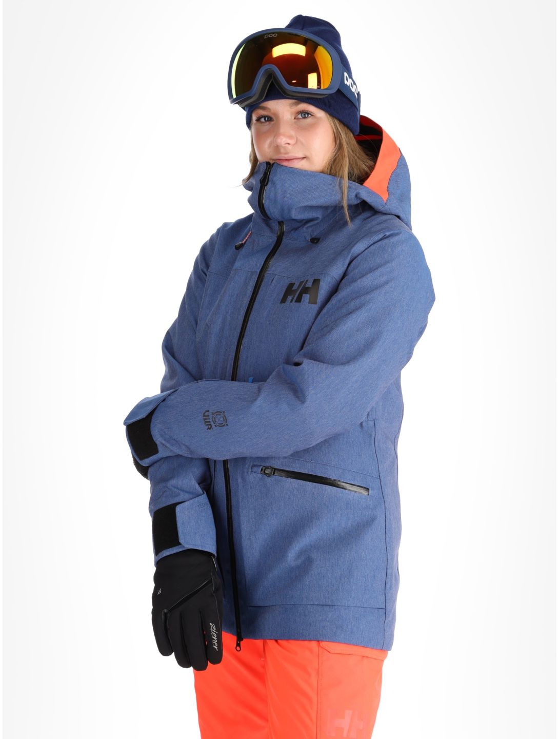 Helly Hansen, W Powderqueen 3.0 giacca sci donna Deep Fjord blu 