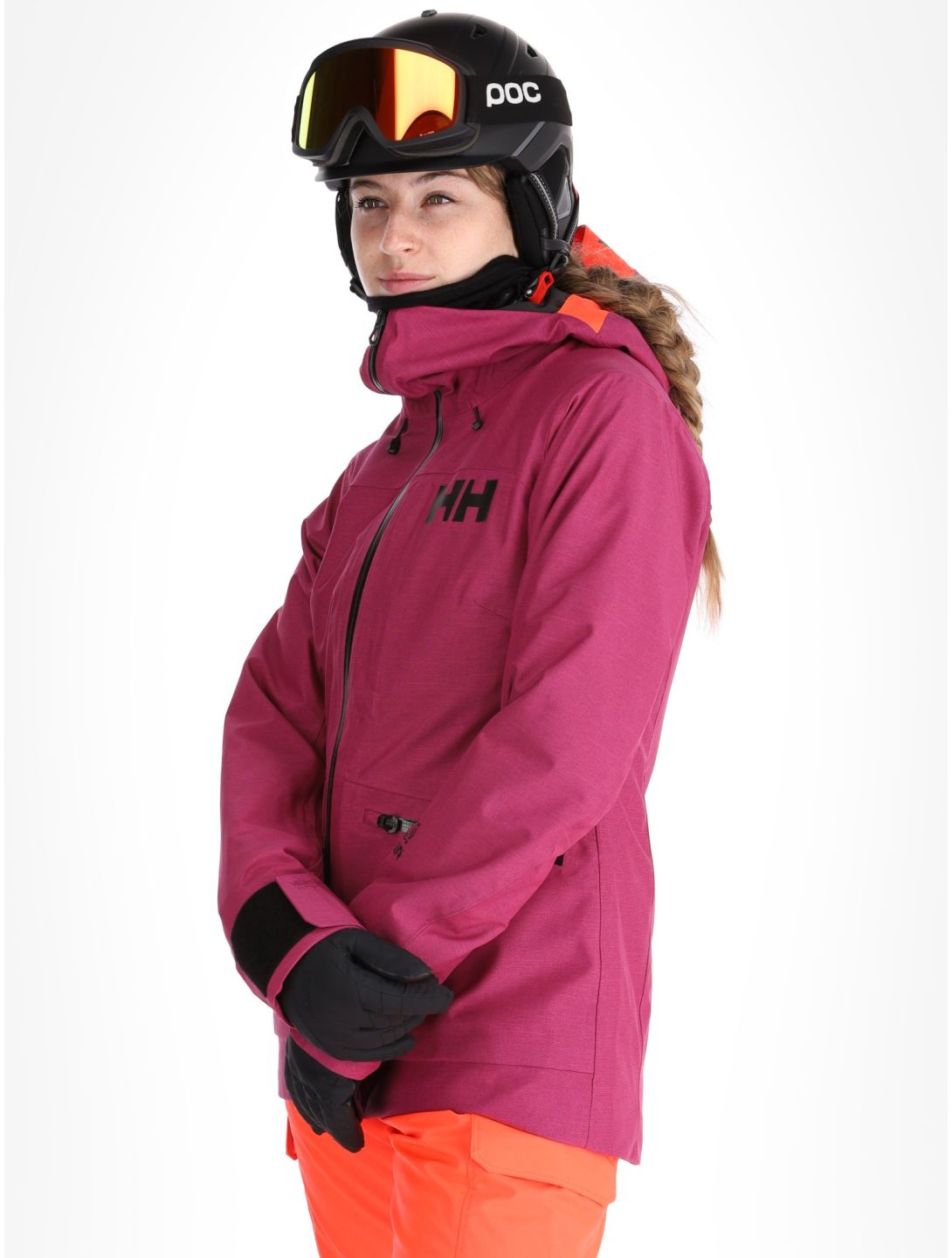 Helly Hansen, W Powderqueen 3.0 giacca sci donna Magenta viola 