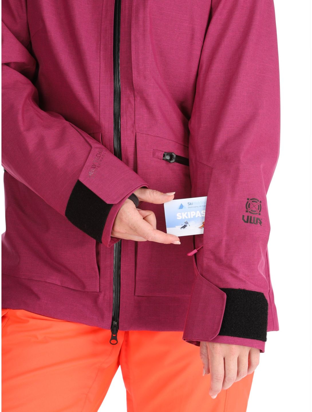 Helly Hansen, W Powderqueen 3.0 giacca sci donna Magenta viola 