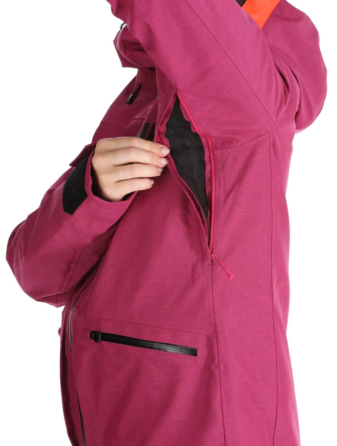 Helly Hansen, W Powderqueen 3.0 giacca sci donna Magenta viola 