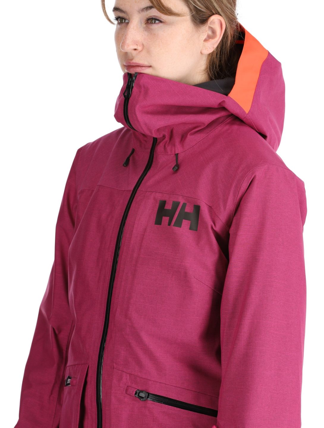 Helly Hansen, W Powderqueen 3.0 giacca sci donna Magenta viola 