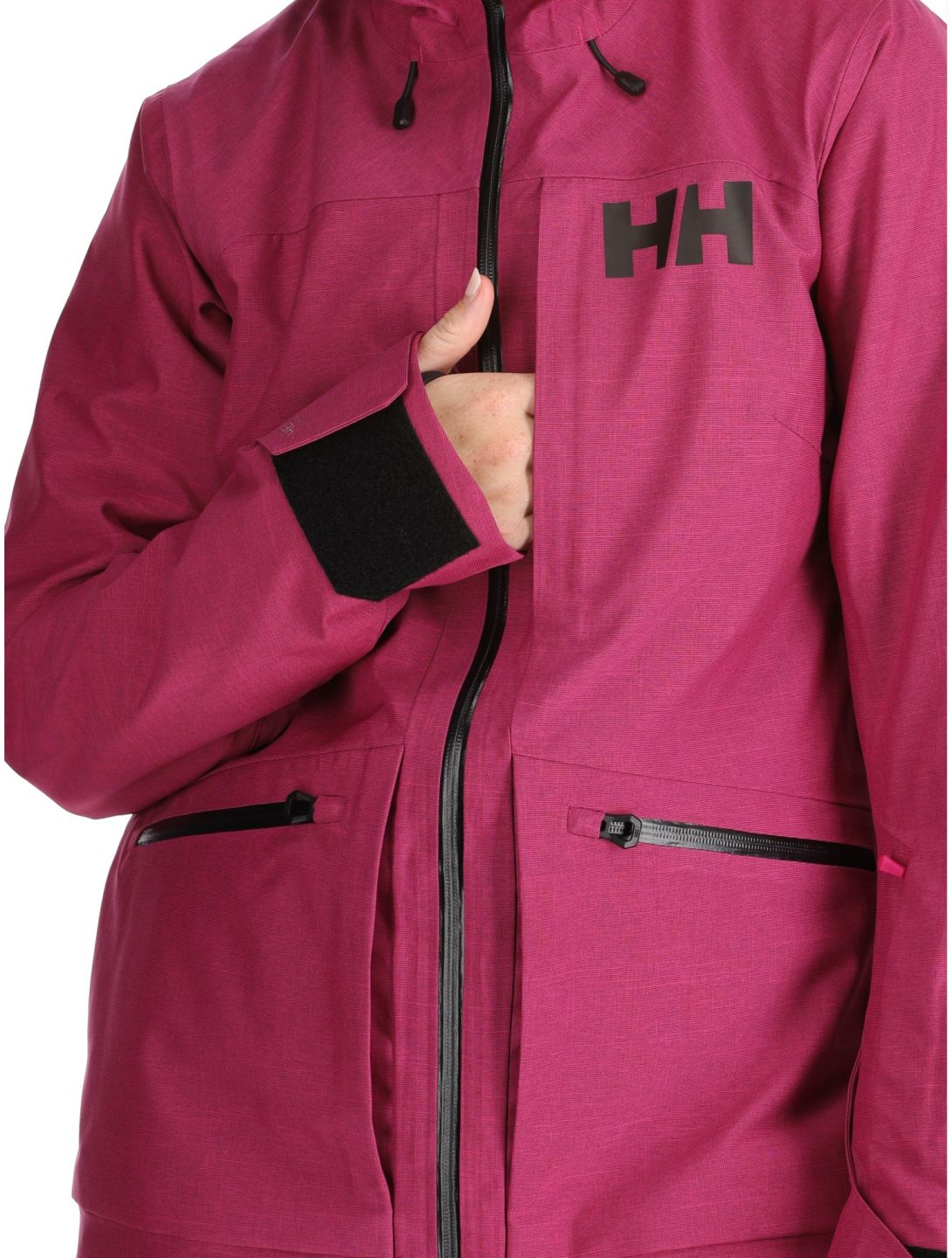 Helly Hansen, W Powderqueen 3.0 giacca sci donna Magenta viola 