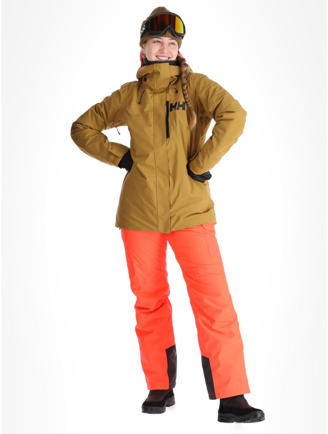 Helly Hansen, W Powshot giacca sci donna Lynx giallo 