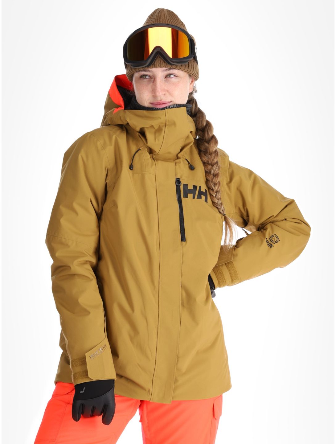 Helly Hansen, W Powshot giacca sci donna Lynx giallo 