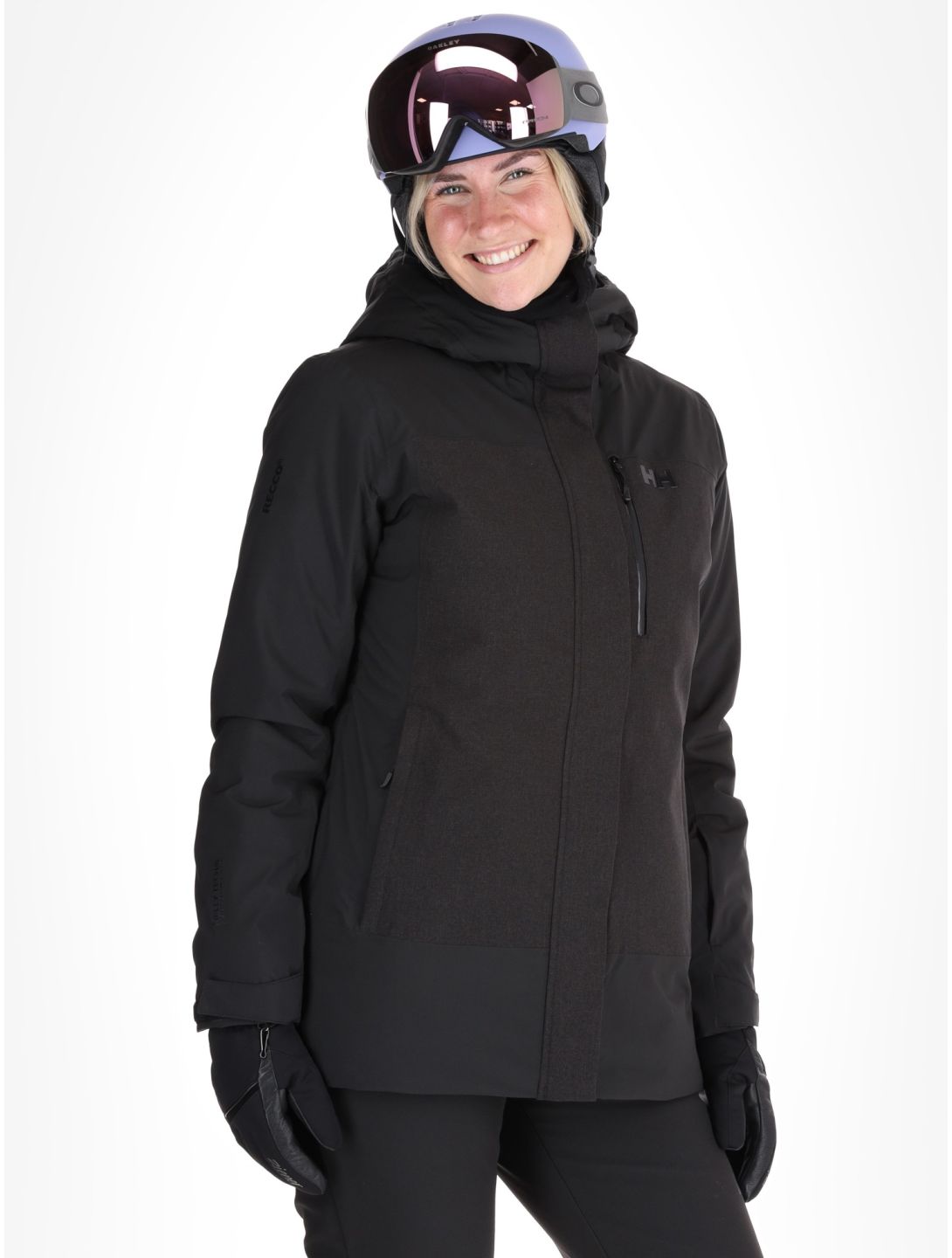 Helly Hansen, W Snowplay Long Insulated giacca sci donna Black nero 