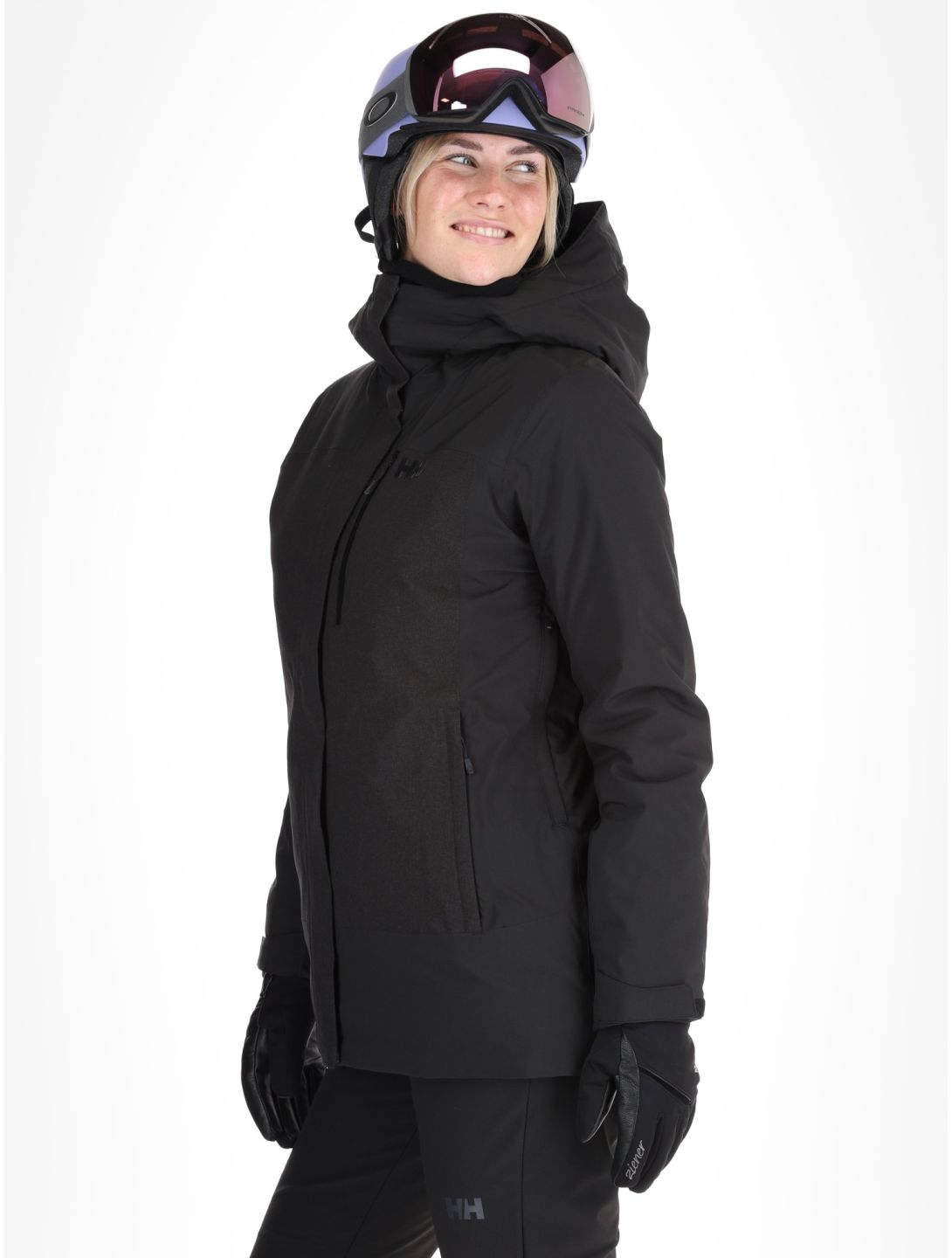 Helly Hansen, W Snowplay Long Insulated giacca sci donna Black nero 