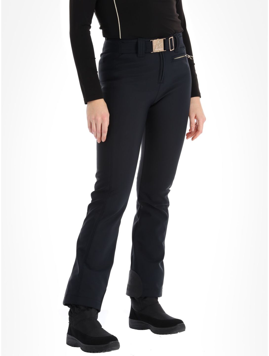 High Society, Lia pantaloni da sci softshell donna Black nero 