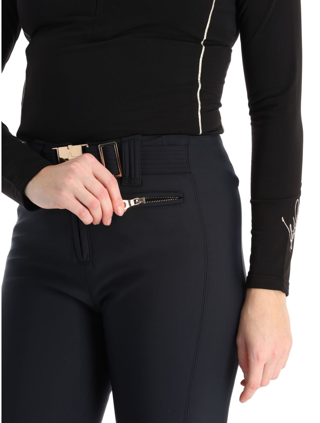 High Society, Lia pantaloni da sci softshell donna Black nero 