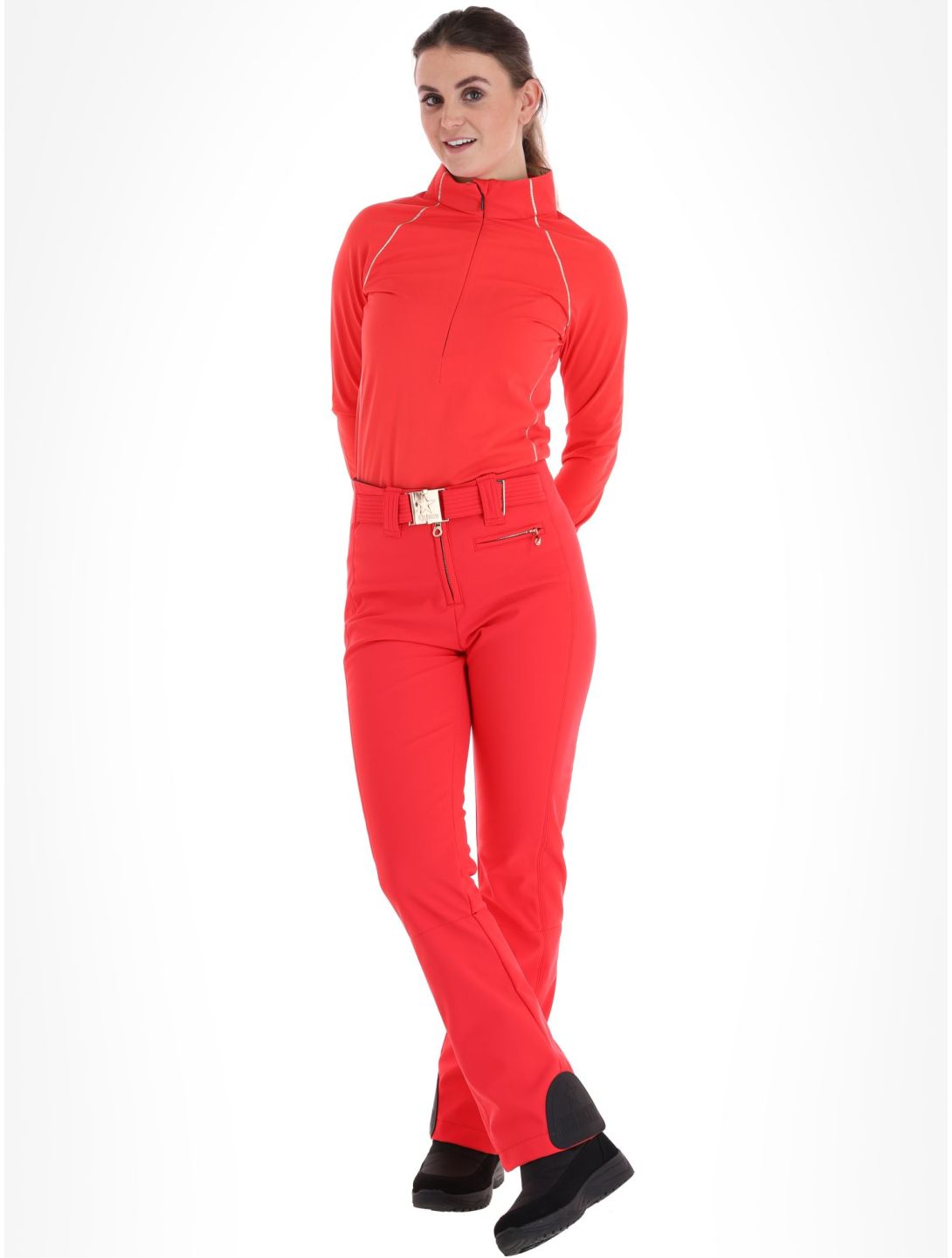 High Society, Lia pantaloni da sci softshell donna Red rosso 